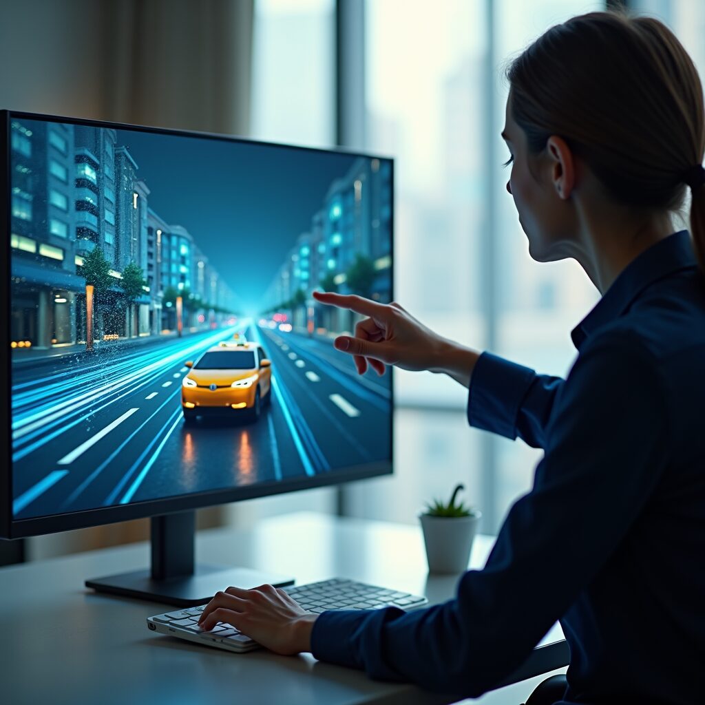 Tesla's Hybride Robotaxi: Mens en AI aan het stuur.