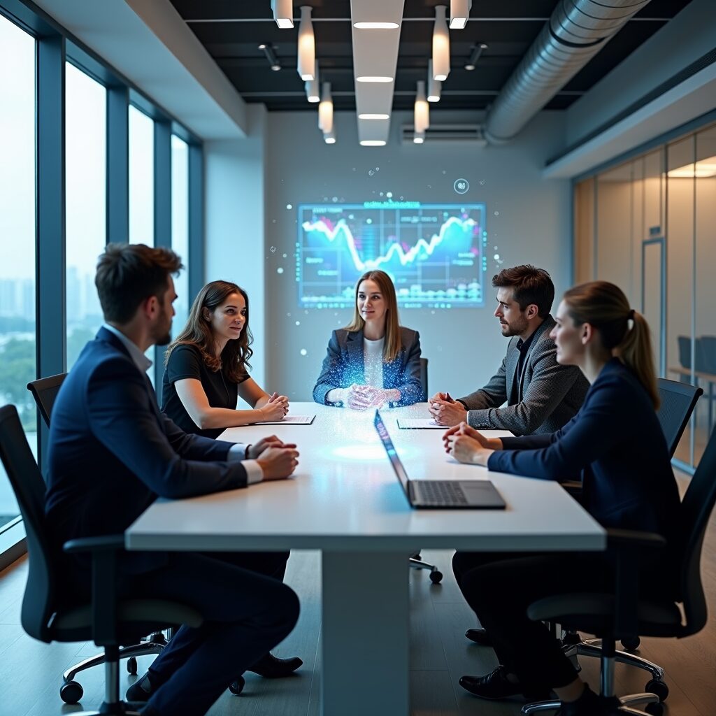 De AI-collega en de nieuwe balans op kantoor.