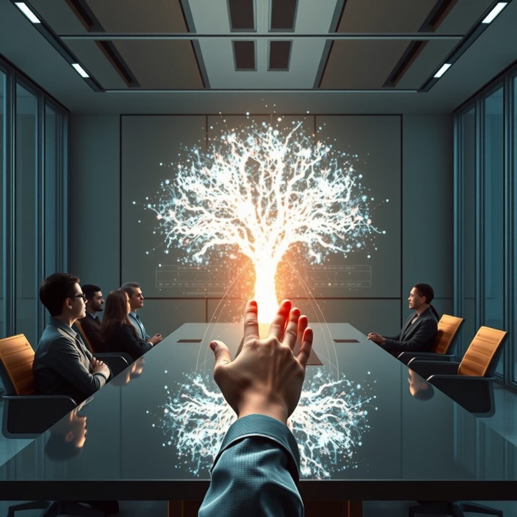 AI op de drempel van de singulariteit.