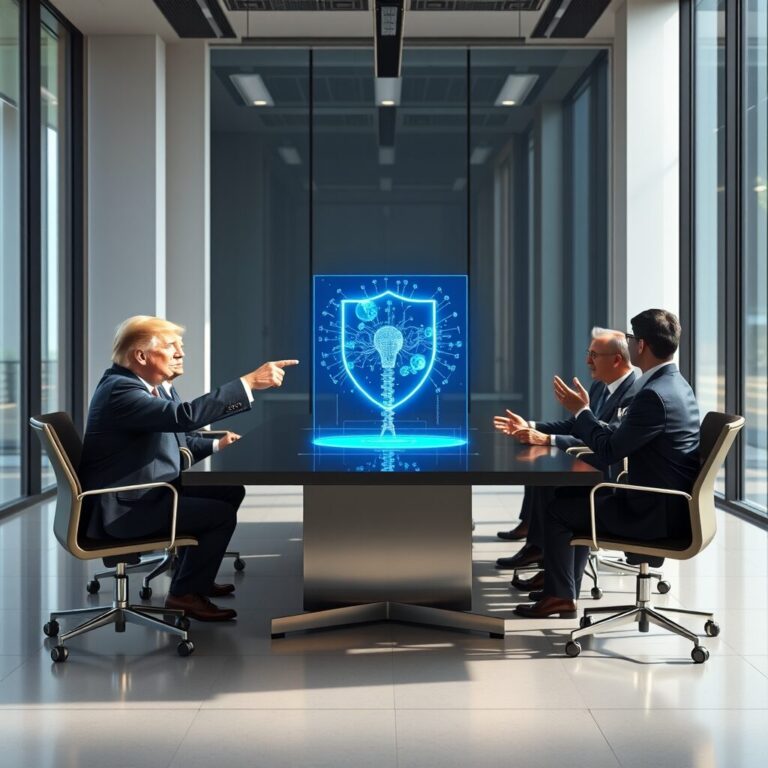 Trump lanceert AI-cyberoffensief met nieuw decreet.