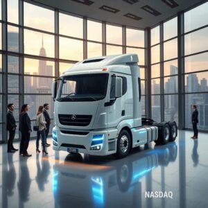 Zweedse truckrevolutie Einride bestormt de Nasdaq.
