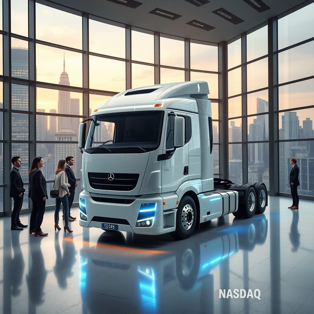 Zweedse truckrevolutie Einride bestormt de Nasdaq.