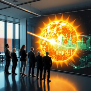 Zon levert dubbele winst: data en duurzame energie.